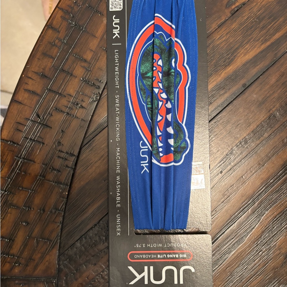 Junk Blue Headband with UF Gator Logo